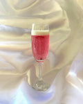 Pink champagne candle
