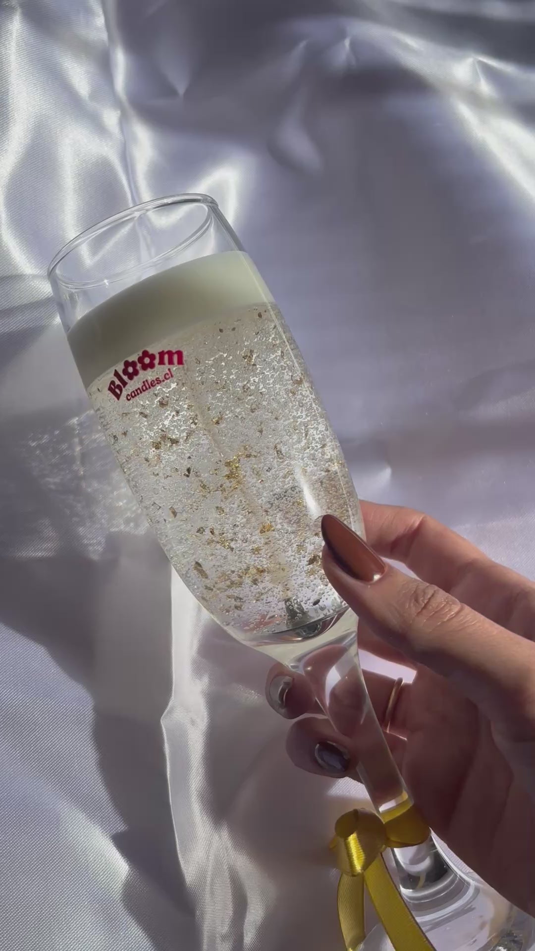 Champagne candle