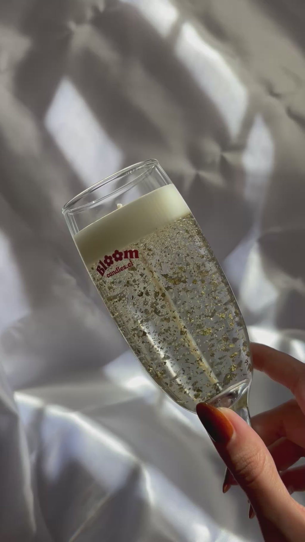 Champagne candle
