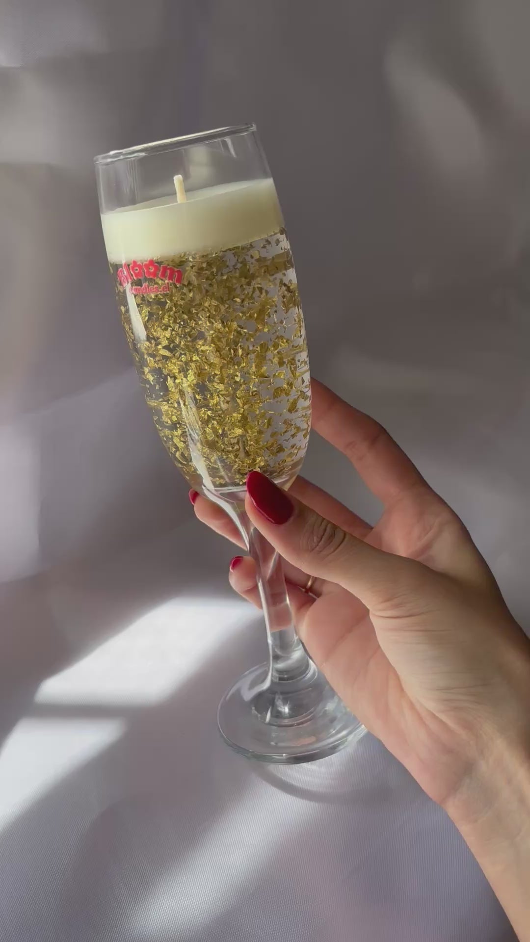 Champagne candle